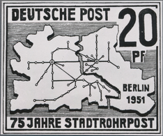 Berlin - Besonderheiten: 1951. Lot Von Insgesamt 4 Verschiedenen S/w-Fotoessays Für Eine Nicht Verau - Otros & Sin Clasificación