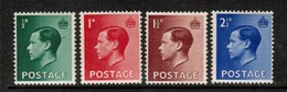 GREAT BRITAIN  Scott # 230-3* VF MINT LH (Stamp Scan # 638) - Nuovi
