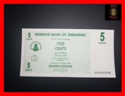 ZIMBABWE 5 Cents  1.8.2006  P. 34  UNC - Zimbabwe