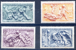 France N°859 Et 862 (Série Saisons 1949) - Neuf** - (F006) - Unused Stamps