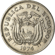 Monnaie, Équateur, Sucre, Un, 1974, TTB, Nickel Clad Steel, KM:83 - Equateur