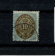 Ref 1355 - Danish West Indies 1875 - SG 25 - Fine Used Stamp - Cat £180+ Denmark Colony - Danemark (Antilles)