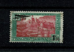 Ref 1355 - Monaco 1933 - 1f50 Overprint On  5Fr  Used Stamp - SG 143 - Cat £42 - Gebraucht