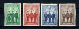 Ref 1355 - Australia 1940 Imperial Forces Mint Stamps SG 196/199 - Cat £57+ - Nuevos