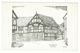 Ref 1356 - 2 X Postcards The Red Lion & Houses - Weobley Herefordshire - Herefordshire