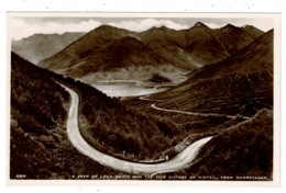 Ref 1356 - Real Photo Postcard - Loch Duich & Five Sisters Of Kintail Mamratagan Scotland - Ross & Cromarty