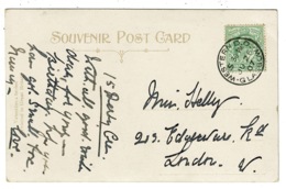 Ref 1357 - 1907 Postcard - Good Western D.O. / Glasgow Postmark - Lanarkshire / Glasgow