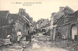 72-MAMERS- CATASTROPHE DU 7 JUIN 1904, RUE CINQ ANS - Mamers