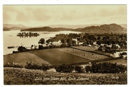 Ref 1358 - Postcard - Luss From Stone Hill - Loch Lomond - Scotland - Dunbartonshire