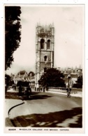 Ref 1358 - Real Photo Postcard - Magdalen College & Bridge Oxford - Oxford