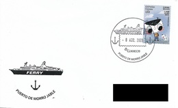 SPAIN. POSTMARK FERRY. PUERTO MORRO JABLE. 1010 - Autres & Non Classés