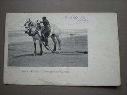 LITTORAL BELGE - PLAGE - CONDUCTEUR DE CABINES  1906 - METIERS/ BEROEPEN - Other & Unclassified