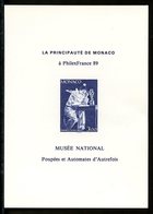 Monaco épreuve 1989 Y&T N°EL1738 - Michel N°DP1975 *** - Exposiition PHILEXFRANCE - Brieven En Documenten