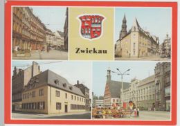 (75245) AK Zwickau, Mehrbildkarte 1989 - Zwickau