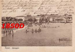 FANO - SPIAGGIA F/GRANDE VIAGGIATA 193? ANIMAZIONE - Fano