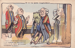 Cpa- Politique-la Paix Anglo Boer N°10-illustrateur  / Satirique - Satirische