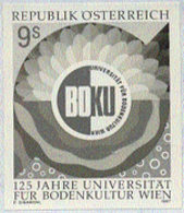 AUSTRIA (1997) Vienna Agricultural University. Black Print. Scott No 1735, Yvert No 2060. - Proofs & Reprints