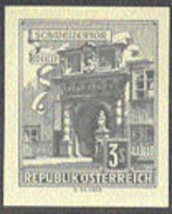 AUSTRIA (1962) Swiss Gate, Vienna. Black Print On Thick Paper. Scott No 699, Yvert No 958A. - Proeven & Herdruk