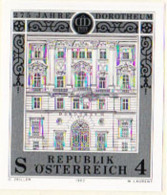 AUSTRIA (1982) Dorotheum. Black Print. Scott No 1203, Yvert No 1526. State Auction Gallery. - Ensayos & Reimpresiones