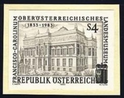 AUSTRIA (1983) Francisco-Carolinum Museum. Black Print. Scott No 1259, Yvert No 1587. - Probe- Und Nachdrucke