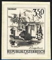 AUSTRIA (1978) Easter Church, Oberwart. Black Print. Scott No 963a, Yvert No 1410. - Ensayos & Reimpresiones