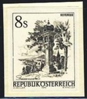 AUSTRIA (1976) Votive Column, Reiteregg, Carinthia. Black Print. Scott No 971, Yvert No 1335. - Proofs & Reprints