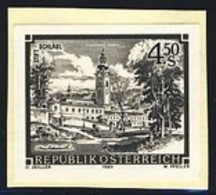 AUSTRIA (1984) Schlagl. Black Print. Scott No 1287, Yvert No 1607. - Ensayos & Reimpresiones