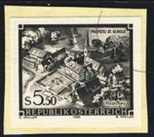 AUSTRIA (1986) St. Gerolds Provosty. Black Print. Scott No 1361, Yvert No 1688. - Probe- Und Nachdrucke