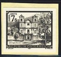 AUSTRIA (1987) Loretto Monastery. Black Print. Scott No 1362, Yvert No 1723. - Ensayos & Reimpresiones