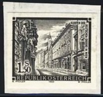 AUSTRIA (1990) Monastery Of German Order In Vienna. Black Print. Scott No 1465a, Yvert No 1908. - Proofs & Reprints