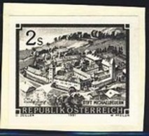 AUSTRIA (1991) Michaelbeuern Benedictine Monastery. Black Print. Scott No 1466, Yvert No 1867. - Prove & Ristampe