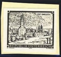 AUSTRIA (1990) Engelszell Abbey. Black Print. Scott No 1467, Yvert No 1811. - Prove & Ristampe