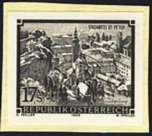 AUSTRIA (1989) St. Peter, Salzburg. Black Print. Scott No 1468, Yvert No 1792. - Essais & Réimpressions