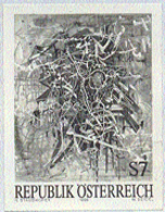 AUSTRIA (1998) Painting By Staudacher. Black Print. Scott No 1771, Yvert No 2097. - Proofs & Reprints