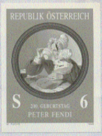 AUSTRIA (1996) "Mother With Child" By Fendi. Black Print. Scott No 1698, Yvert No 2011. - Proeven & Herdruk