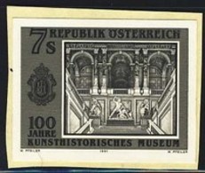 AUSTRIA (1991) Museum Of Art History. Black Print. Scott No 1538, Yvert No 1859. - Proofs & Reprints