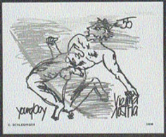 AUSTRIA (2006) "Youngboy" By Schlesinger. Black Print. - Proofs & Reprints