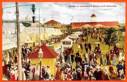 CPA Post Card United States ...SCENE AT MINNESOTA STATE FAIR GROUNDS (posted Minneapolis) MN - Minneapolis