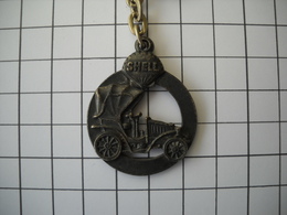 1434 Porte Clefs Clé    C'est SHELL Que J'aime,  DE DION BOUTON 1905 - Key-rings