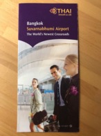 THAI AIRWAYS Bangkok Suvarnabhumi Airport The World's Newest Crossroads - Handbücher
