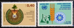 NATIONS-UNIS  GENEVE                  N° 101/102                      NEUF** - Unused Stamps