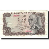 Billet, Espagne, 100 Pesetas, 1970-11-17, KM:152a, TTB - 100 Pesetas