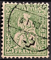 SWITZERLAND 1867-78 - Canceled - Sc# 55a - 25r - Used Stamps