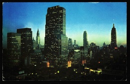 New York / Manhattan  -  Empire State Building  -  Chrysler Building RCA Building  -  Ansichtskarte Ca. 1957  (11934) - Manhattan