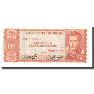 Billet, Bolivie, 50 Pesos Bolivianos, 1962, 1962-07-13, KM:162a, NEUF - Bolivie