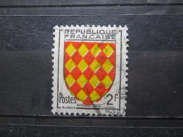 VEND BEAU TIMBRE DE FRANCE N° 1003 , NOIR PLUS HAUT !!! - Used Stamps