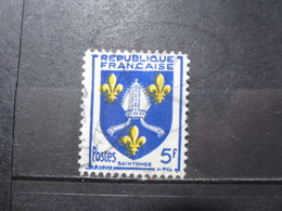 VEND BEAU TIMBRE DE FRANCE N° 1005 , JAUNE DECALE !!! (a) - Used Stamps