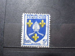 VEND BEAU TIMBRE DE FRANCE N° 1005 , JAUNE DECALE !!! (a) - Usati