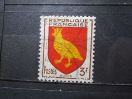 VEND BEAU TIMBRE DE FRANCE N° 1004 , IMPRESSION DOUBLE DU JAUNE !!! - Gebraucht