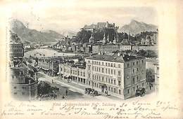 Hôtel Oesterreichister Hof (1900, Verlag Robert Pflenmer) - Salzburg Stadt